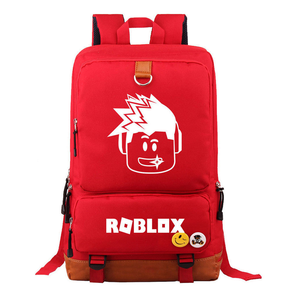 Game Roblox Printed Teenage Student Backpack, Travel Bag, Men's And Women's Backpack