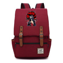 Naruto Printed Student Backpack For Men And Women, Casual Belt Buckle, Classic Backpack
