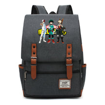 Animation My Hero College Prints Schoolbags For Young Students And Classic Backpacks With Belt Buckles For Men And Women.
