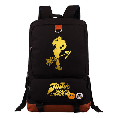 Cartoon Comic Jojo's Wonderful Adventure Youth Student Backpack Backpack Travel Bag