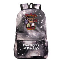 Fashionable Teddy Bear Game, Fashionable Starry Sky Student Backpack, Casual Backpack