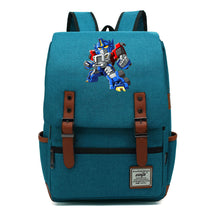 Transformed Mecha Printed Student Backpack For Men And Women's Leisure Backpack