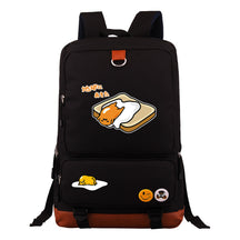Cartoon Anime Lazy Egg Youth Student Backpack With Large Capacity Travel Bag For Boys And Girls Backpack