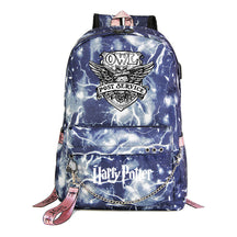 Fashion School Of Witchcraft And Wizardry Badge Usb Youth Student Backpack For Men And Women's Leisure Travel Backpack