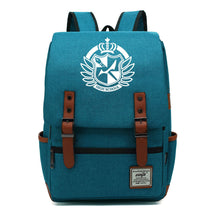 Printed Teenage Student Backpack For Men And Women With Casual Belt Buckle Classic Backpack