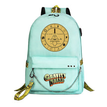 Cartoon Strange Town Youth Student School Bag Men's And Women's Leisure Travel Backpack