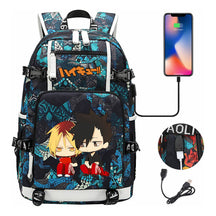 Volleyball Youth Usb Large Capacity Youth Student School Bag Men's And Women's Leisure Travel Backpack