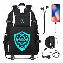 Legend Of Zelda Usb Youth Student Backpack For Men And Women's Leisure Travel Backpack