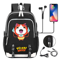 Anime Monster Watch Student School Bag Usb Men's And Women's Leisure Backpack