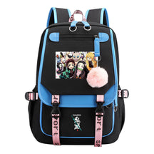 Cartoon Fashion Usb Student Backpack For Boy And Girl, Casual Woven Strap Flip Back Backpack