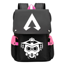 Apex Hero Print Usb Charging Cap Head Style Student School Bag Casual Backpack