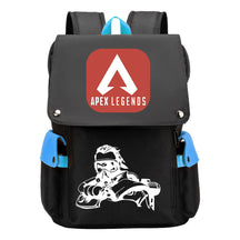 Apex Hero Print Usb Charging Head Youth School Bag Casual Backpack