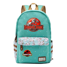 Jurassic Park Dinosaur Printed Student Backpack Leisure Backpack