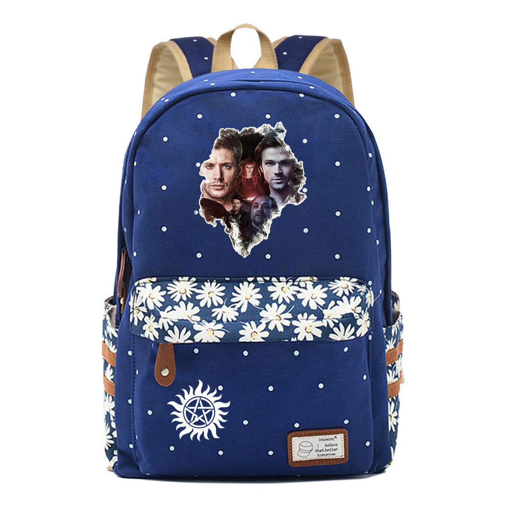 Evil Power Printed Student School Bag Fashion Casual Backpack
