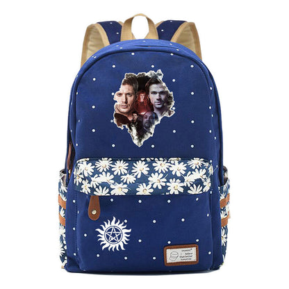 Evil Power Printed Student School Bag Fashion Casual Backpack
