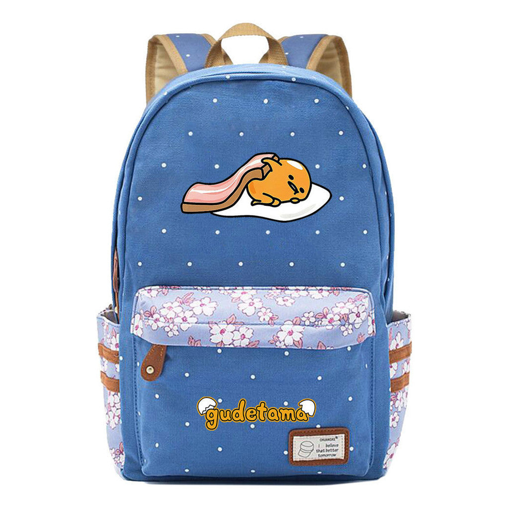 Cartoon Day Marvel Egg Yolk Student School Bag Leisure Backpack