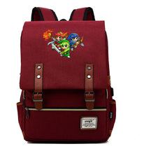 The Tears Of The Kingdom Of Zelda Game Printed Student Backpack Usb Men's And Women's Casual Backpack