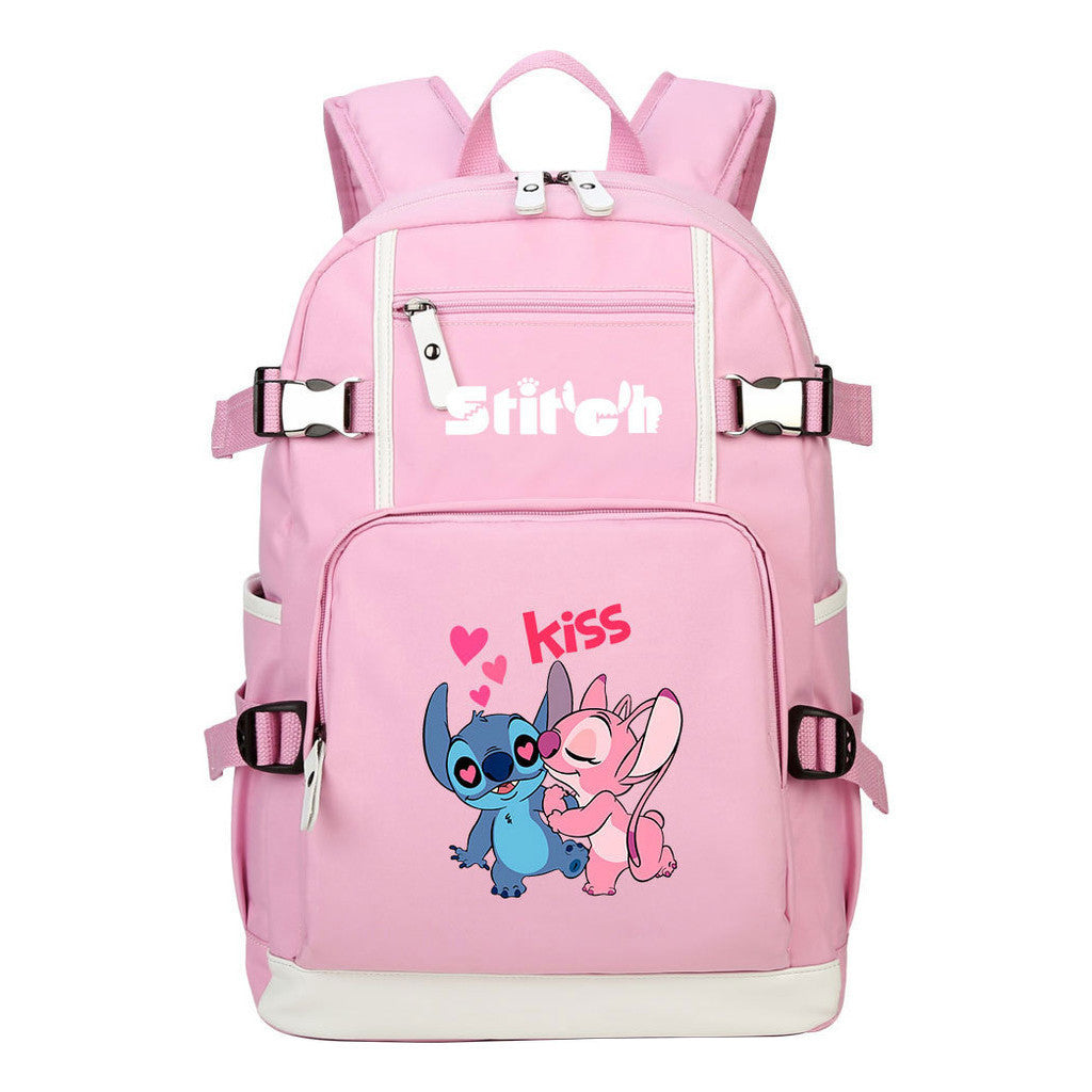 Printed Teenage Student Backpack, Leisure Travel Backpack