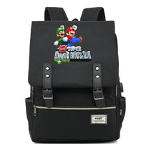 Game Super Mario Youth Student Backpack Usb Casual Backpack