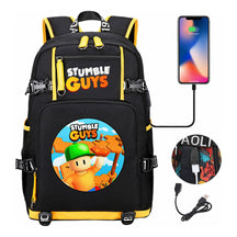 Usb Printed Student Backpack For Men And Women's Leisure Travel Backpack
