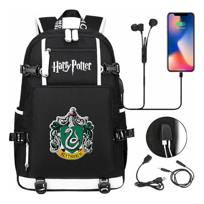 Magic School Usb Youth Student Backpack For Men And Women Leisure Travel Backpack