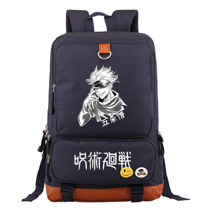 Cartoon Spell Back To War Schoolbags For Young Students And Backpacks For Men And Women.