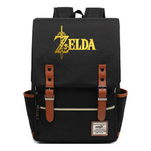 Golden Game Zelda Printed Youth Student Backpack For Men And Women, Casual Belt Buckle, Classic Backpack