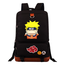 Cartoon Naruto Uchibo Youth Student School Bag Large Capacity Travel Bag Men's And Women's Backpack