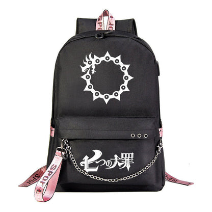 Usb Youth Student Backpack For Boys And Girls Leisure Travel Backpack