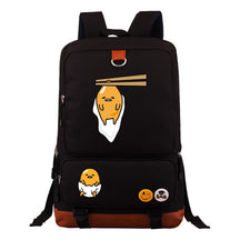 Cartoon Anime Lazy Egg Youth Student Backpack, Large Capacity Travel Bag, Boy's And Girl's Backpack