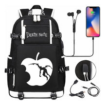 Death Note Usb Large Capacity Youth Student Backpack For Boys And Girls Leisure Travel Backpack