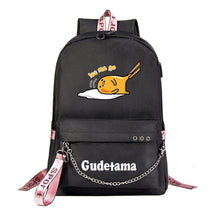 Lazy Egg Usb Youth Student Backpack For Boys And Girls Leisure Travel Backpack