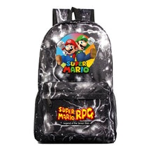 Super Mario Starry Sky Student Backpack For Men And Women's Leisure Travel Backpack