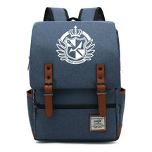 Printed Teenage Student Backpack For Men And Women With Casual Belt Buckle Classic Backpack