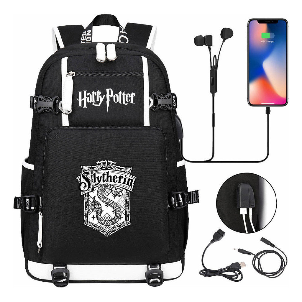 Magic School Usb Student Backpack For Leisure Travel Backpack