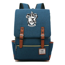 School Of Witchcraft And Wizardry Printed Youth School Bag Casual Belt Buckle Classic Backpack 38*27*12.5cm