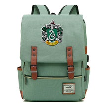 School Of Magic Schoolbag Usb Leisure Belt Buckle Backpack Men And Women