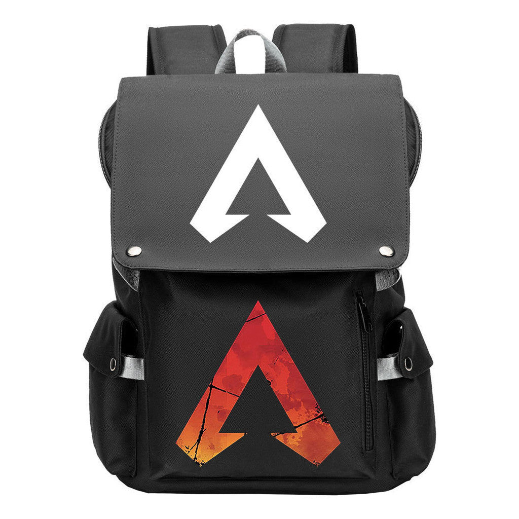 Apex Hero Print Usb Charging Head Youth School Bag Casual Backpack