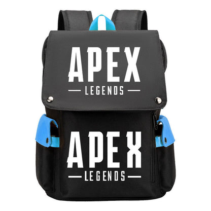 Apex Hero Print Usb Charging Cap Head Style Student School Bag Casual Backpack