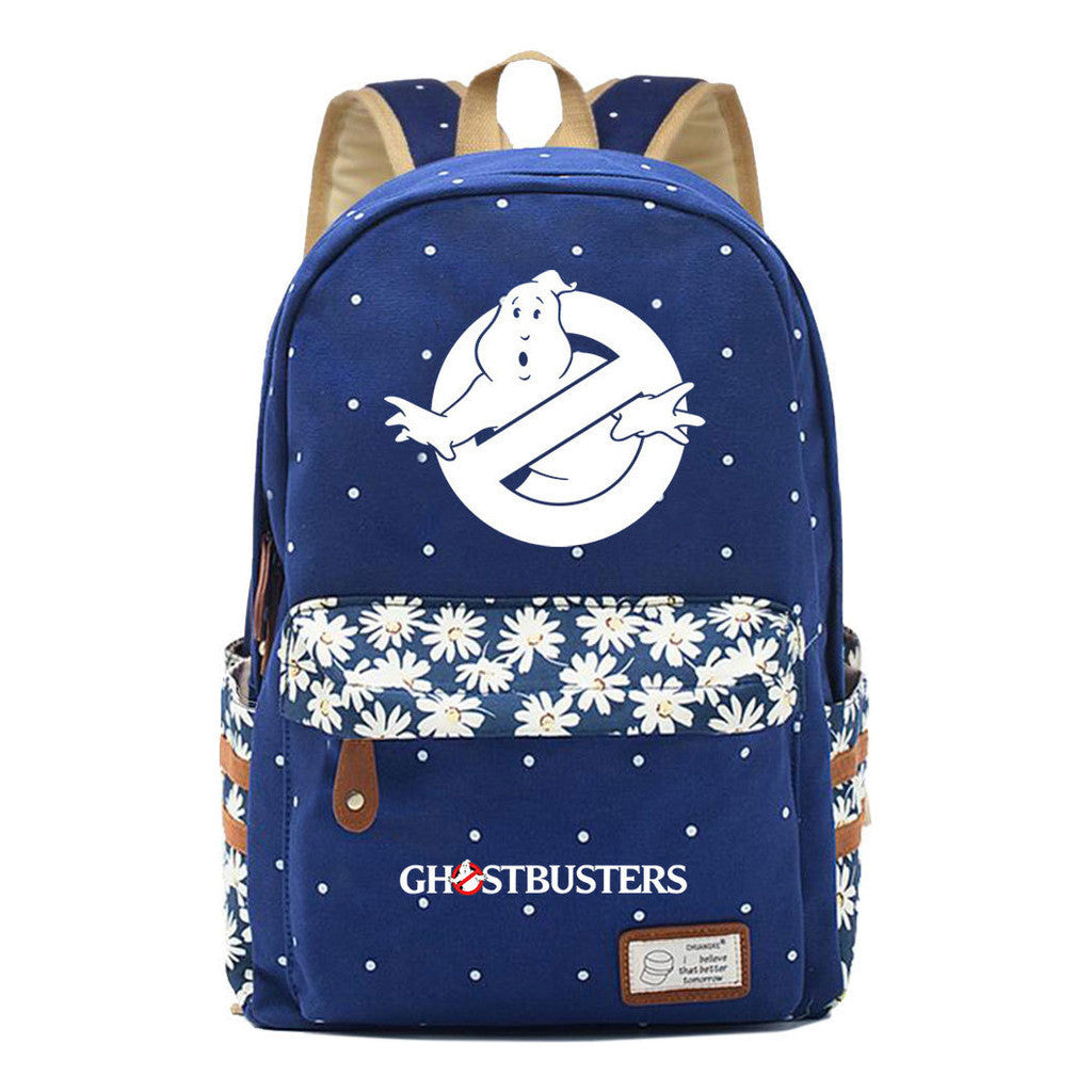 Devil Print Student Backpack, Fashionable And Casual Backpack