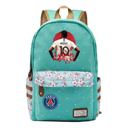 Printed Teenage Student Backpack, Fashionable Men's And Women's Casual Backpack