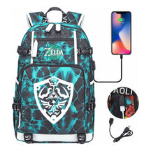 Printed Teenage Student Backpack For Men And Women's Leisure Travel Backpack