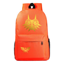 Golden Printed Student Backpack Casual Backpack