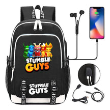 Printed Student Backpack Usb Men's And Women's Leisure Backpack