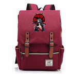 Naruto Printed Student Backpack For Men And Women, Casual Belt Buckle, Classic Backpack
