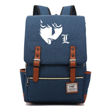 Manga Death Note Youth Student School Bag Men's And Women's Leisure Belt Buckle Backpack