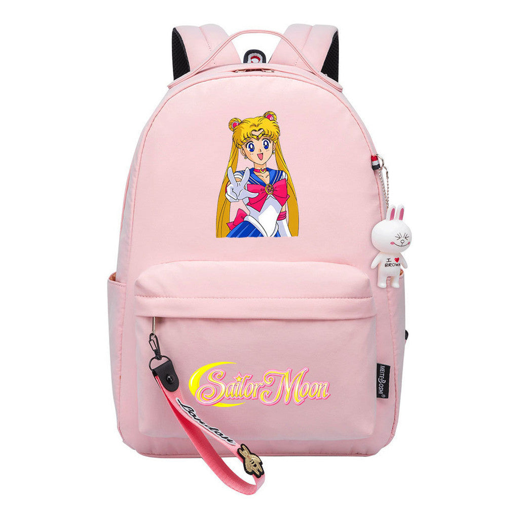 Beautiful Girl Warrior Printed Youth Student School Bag Men's And Women's Leisure Bag Women's Backpack