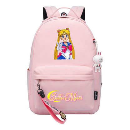 Beautiful Girl Warrior Printed Youth Student School Bag Men's And Women's Leisure Bag Women's Backpack
