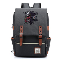 Printed Student Backpack With Casual Belt Buckle, Classic Backpack