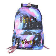 Toy Bear Game Usb Youth Student Backpack For Men And Women Leisure Travel Backpack